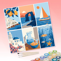 Kits de peinture par numéros DIY personnalisables, ensemble de peinture à l'huile non personnalisé pour adultes, enfants et débutants, livraison directe