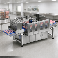 Équipement de découpe automatique à ultrasons pour gâteaux, idéal pour la transformation industrielle à grande échelle et haute capacité