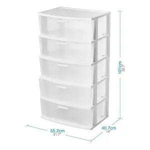 Cajonera Comoda Organizador Multifuncional 5 Niveles Mq Color Blanco Lisa - Product Image 5
