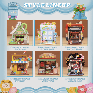 CuteBee Vente en Gros Kit Maison Miniature DIY Série Mini-Magasin Miniatures Puzzles Maison de Poupées Miniatures Jouets Puzzle en Bois 3D - Product Image 2