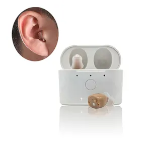ELHearing mini cic ear sound amplificatore invisibile piccolo digitale nel canale apparecchio acustico ricaricabile per non udenti