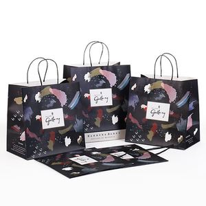 Sac en papier artisanal pour petits cadeaux, 100 % recyclable, écologique, avec poignée renforcée et votre propre logo - Product Image 6