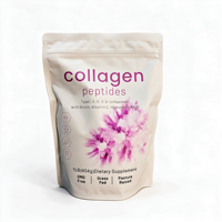 Collagène en poudre OEM, types I, II, III, V, X, non aromatisé, avec biotine, acide hyaluronique, étiquette privée, 454 g, complément alimentaire