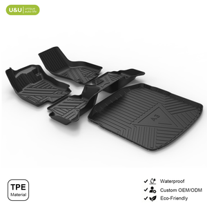 Tappetino per Auto Impermeabile in TPE con Ampio Rivestimento per Bagagliaio, Tappetino Ecologico per <span class=keywords><strong>Audi</strong></span> <span class=keywords><strong>A3</strong></span> 2014-2020 - Product Image 1