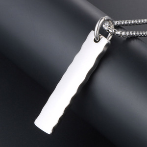 Men's <b>Titanium</b> Steel Six Syllable Mantra Pendant Necklace SP522 Religious Ceremony Jewelry - Product Image 4