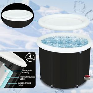 Baignoire Spa Moderne d'Extérieur Pliable et Portable pour Bain de Glace, Baignoire de Plongeon Froide en PVC avec Couvercle Gonflable, Écologique pour la Récupération Sportive - Product Image 6
