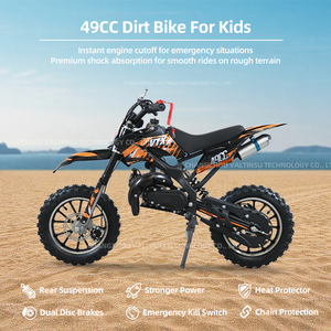 Valtinsu 49cc, mini moto à essence 2 temps de haute qualité, vitesse maximale de 35 km/h, pour les enfants de 5 à 13 ans - Product Image 3