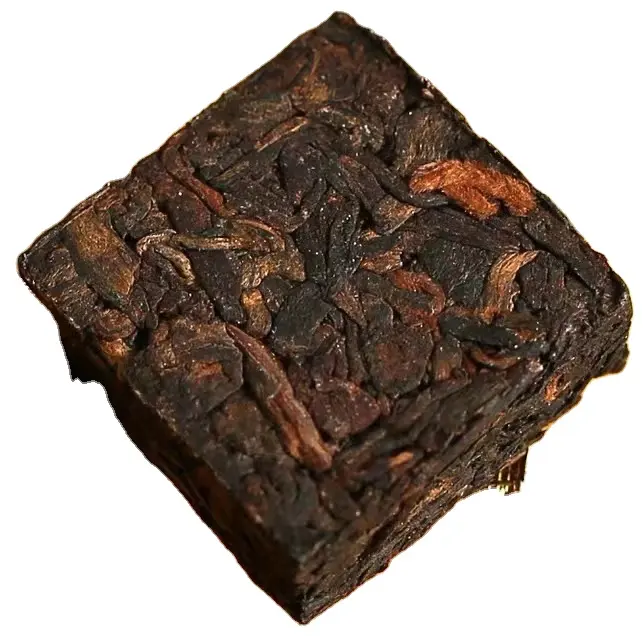 Yunnan aged pu-erh tea small gold brick mini tuo tea small square brick