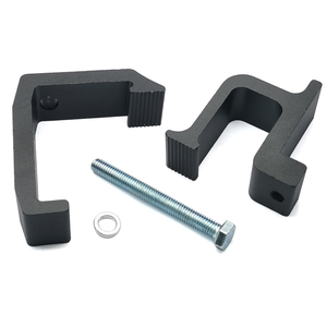Abrazaderas de montaje de camiones de <span class=keywords><strong>aluminio</strong></span>: abrazaderas de Camper antideslizantes sin taladro de fácil instalación para Silverado, Dodge, F150, Titan y más - Product Image 5