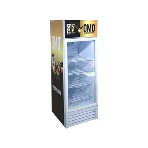 Meisda SC190B 190L Direct Cooling in vetro verticale porta Energy Drink Display frigo commerciale