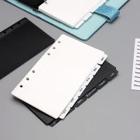 Pochettes à monnaie A6, intercalaires de classeur en PP à ouverture latérale, inserts de classeur de budget, pochette de rangement pour organisateur de monnaie