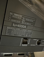 Disjoncteur à air Emax série 2 (E4.2) E4.2V/ E4.2N/ E4.2S/E4.2H de 800A à 4000A avec options d'accessoires : DIP/Touch/Hi-Touch, avec ou sans cadre