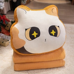 Almohada de Peluche Personalizada con Forma de Gato, Cojín Suave y Adorable con Ojos Estrellados, Almohada Decorativa para Niños y Adultos, Decoración de Dormitorio - Product Image 4