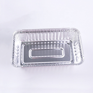 Conteneur en <span class=keywords><strong>aluminium</strong></span> de qualité <span class=keywords><strong>alimentaire</strong></span> / Boîte à lunch à emporter / Plateau avec couvercle en carton ou transparent - Product Image 1