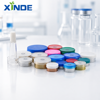 Tube à médicaments en PVC XINDE 20 mm avec bouchon souple sérigraphié, compte-gouttes transparent en plastique pour laboratoire