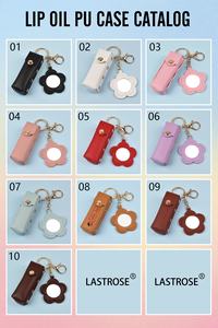 Estuches de pintalabios de 10 colores Organizador de pintalabios Bolsa de PU Soporte de pintalabios Bolsa de labios Bálsamo labial Alta calidad al por mayor - Product Image 4