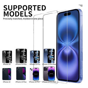 PET 2.5D 防反光防眩光超薄2H高清透明屏幕保护膜适用于iPhone 11/12/13/14/15/16/17 Pro Max Plus - Product Image 5