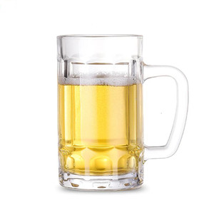 Juego de Jarras de Cerveza de Vidrio con Asa, Jarras de Cerveza Grandes de 16 oz para Congelador, Vasos para Beber, Vasos de 500 ml, Jarras de <span class=keywords><strong>Pub</strong></span> - Product Image 2