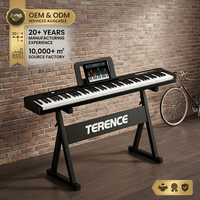 X88D TERENCE Electric Piano for Beginners with 88 Keys Hammer Action Keyboard Professional Keyboard Instruments