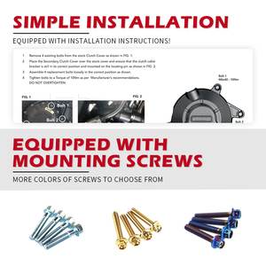 Pour Kawasaki Z300/Z250/<span class=keywords><strong>Ninja300</strong></span>/Ninja250 moteur couvre protecteurs ABS plastique motos moteur couverture Protection étui - Product Image 5