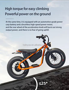 Vélo électrique <span class=keywords><strong>Stacyc</strong></span> Mini Cross 48V 16 pouces 13AH avec batterie lithium intégrée au porte-bagages arrière, cadre en acier et moteur brushless à moyeu arrière - Product Image 2
