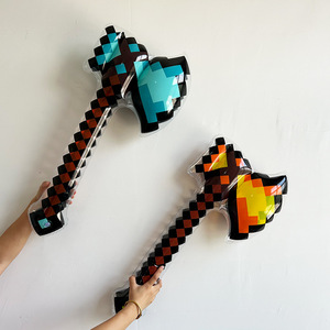 Inflable pirata espada juguete mosaico estilo PVC escenario Prop hacha fiesta favores y accesorios de disfraces - Product Image 2