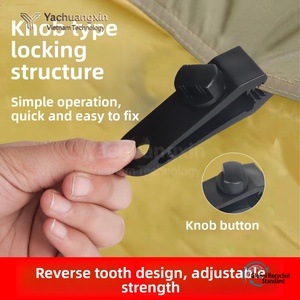 Plastic Camping Tent Buckle <b>Clips</b> for Tarpaulin Fastening Outdoor Use 3 Pack - Product Image 4