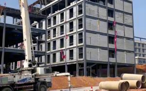 מסגרת פלדה טרומית מבנה רב קומות מבנה פלדה לבית הספר/מלון/דירה - Product Image 5