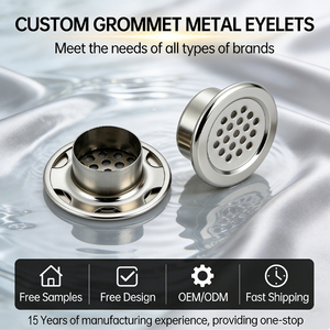 <span class=keywords><strong>Ojales</strong></span> de Acero Inoxidable de Alta Calidad con Orificios de Malla, Sin Níquel, Tamaños Grandes, <span class=keywords><strong>Ojales</strong></span> Modernos <span class=keywords><strong>para</strong></span> Bolsos y Cortinas, <span class=keywords><strong>para</strong></span> Prendas de Vestir - Product Image 1