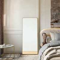 Table de coiffure moderne en fer pliable avec miroir intelligent LED mural pour la coupe de cheveux et la coloration à chaud