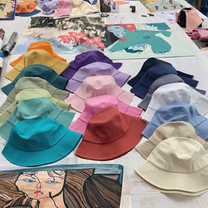 Chapeau de seau en toile de coton unisexe de haute qualité, image vierge, broderie personnalisée, logo personnalisé, voyage en plein air, cyclisme, pêche, usage quotidien - Product Image 3