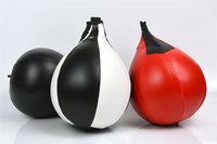 Ballon de vitesse de boxe en PU pour plafond, entraînement sportif et fitness, avec pompe