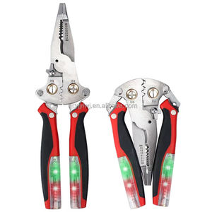 2025 sangle épaissie avec fonction de détection d'électricité <span class=keywords><strong>pince</strong></span> à dénuder pliante <span class=keywords><strong>pince</strong></span> à <span class=keywords><strong>sertir</strong></span> pour électriciens outil à main - Product Image 1