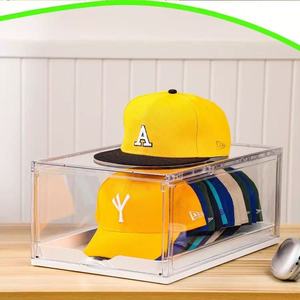 Từ Vuông hat <span class=keywords><strong>Organizer</strong></span> Stackable hộp lưu trữ với ngăn kéo cho mũ bóng chày giữ Pet nhựa nhôm hlc0881 - Product Image 5