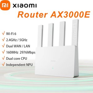 เราเตอร์ <span class=keywords><strong>Mi</strong></span> Router AX3000E WiFi 6 พร้อมส่ง รีพีทเตอร์ขยายสัญญาณเครือข่าย ตัวขยายสัญญาณ 4 ช่องทาง เครื่องขยายสัญญาณ 5g - Product Image 2