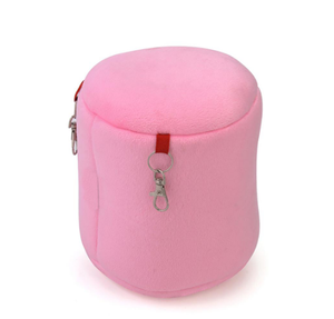 Peluş pamuk sıcak Hamster yuva Hamster hamak asılı yatak ev Ferret sincap oyuncak Pet kış kafesleri pembe mavi 4 boyutu - Product Image 3