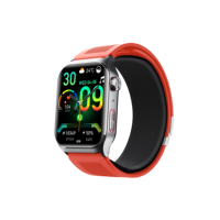 Reloj Inteligente con Bomba de Aire de 2.10 Pulgadas, Presión Arterial, ECG Médico, Informe de Frecuencia Cardíaca, Función de Drenaje, Asistente de Voz, Alarma SOS