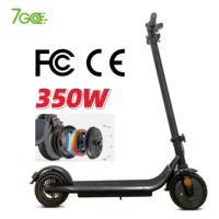 Vente d'entrepôt UE/USA, scooters électriques pliables pour adultes à grande vitesse, 2 roues, 6AH7.5AH10Ah, 350W, 25 km/h, 150 kg