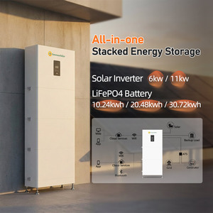 Floor-<b>mounted</b> Stacked EU 6KW 11KW <b>Battery</b> 10KWH 20KWH All-in-one Machine Solar Energy Storage - Product Image 3