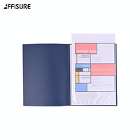 Vente directe d'usine différents types de livre d'affichage pp 20/40 poches livre de présentation A5 avec manches liées