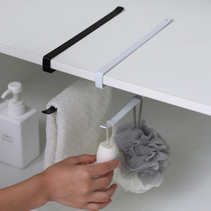 Multifunctional No Drill Cabinet <b>Paper</b> Holder With Cling Film Rack White And Black <b>Kitchen</b> Storage Easy Installation - Product Image 2