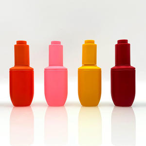 Bon Prix 1Oz Couleurs Presse Tête De Pompe <span class=keywords><strong>Bouton</strong></span> Flacon compte-gouttes 30Ml Emballage Cosmétique pour Soins De La Peau Cheveux Huile Cylindre Gouttes Pour Les Yeux - Product Image 6