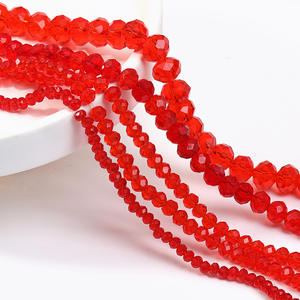 Rondelle граненые Хрустальные стеклянные бусины в комплекте полированные граненые стеклянные бусины 8 мм Spacerk - Product Image 2