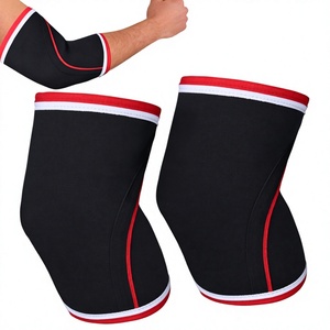 RC Fitness Wear รับสกรีนโลโก้ ปลอกแขนข้อศอกกันลื่น 7 มม. ผลิตจากยางธรรมชาติและ PVC สำหรับยกน้ำหนักและพาวเวอร์ลิฟติ้ง - Product Image 1