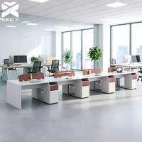 Postes de travail personnalisés, bureau modulaire, mobilier de bureau avec cloison moderne pour configuration de bureaux et de postes de travail