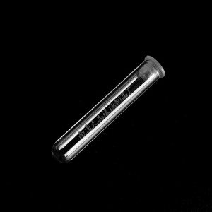 Tubos de muestra de vidrio Tianjing de 8x50 mm con tapón de plástico transparente para dispensar aceite esencial, perfume y azafrán - Product Image 2