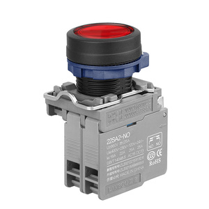 Botón pulsador inteligente LANBOO electrónico de 22 mm con apagado directo de emergencia, tipo hongo, 2/3 posiciones, impermeable, momentáneo, selector 1NO, IP67 - Product Image 1