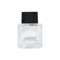 Carré 25ml 30ml 100ml bouteille en verre encrier carré verre stylo plume bouteille d'encre vide