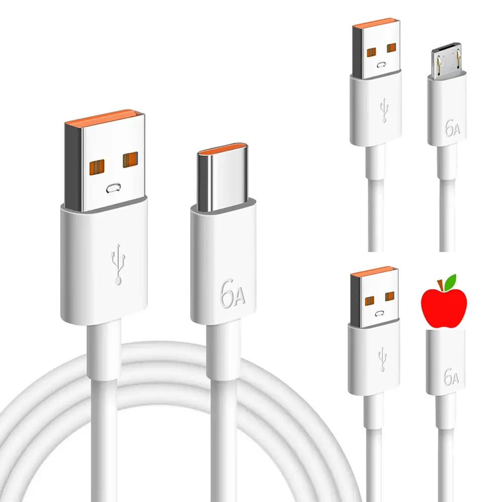 USB Type C Cable Quick Charge 3.0 For USB-C Wire Fast Charging Cord Charger Usb c Type-c Data Cable