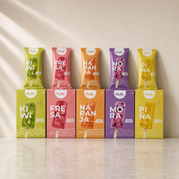 Bolsa al por mayor de BOPP transparente engrosada con recubrimiento UV de grado alimenticio para sellado térmico, para sushi, fideos y helados/popsicles